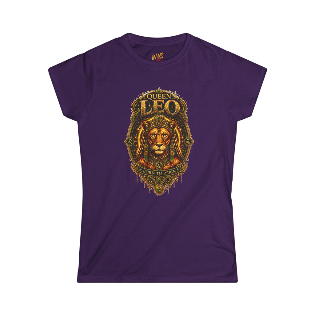 Queen Leo Born To Reign T‑Shirt USWE Ecliptik (Confident • Regal • Radiant)