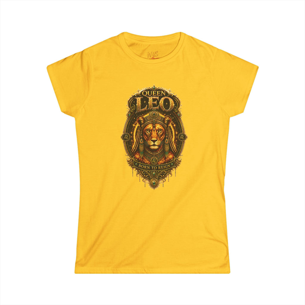 Queen Leo Born To Reign T‑Shirt USWE Ecliptik (Confident • Regal • Radiant)