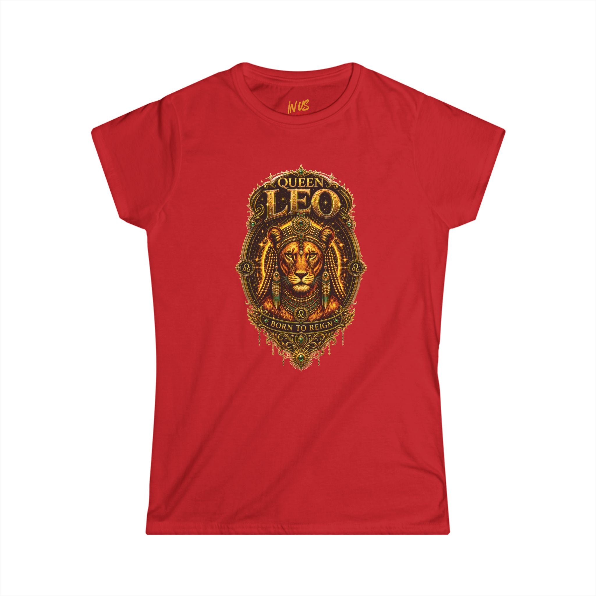 Queen Leo Born To Reign T‑Shirt USWE Ecliptik (Confident • Regal • Radiant)