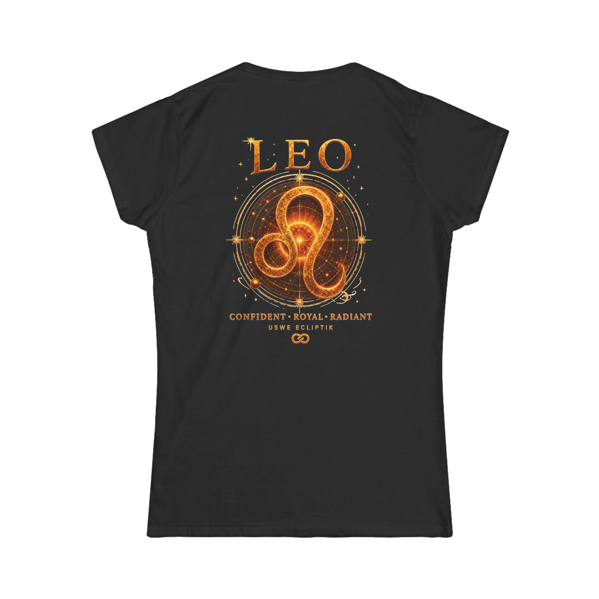 Queen Leo Born To Reign T‑Shirt USWE Ecliptik (Confident • Regal • Radiant)