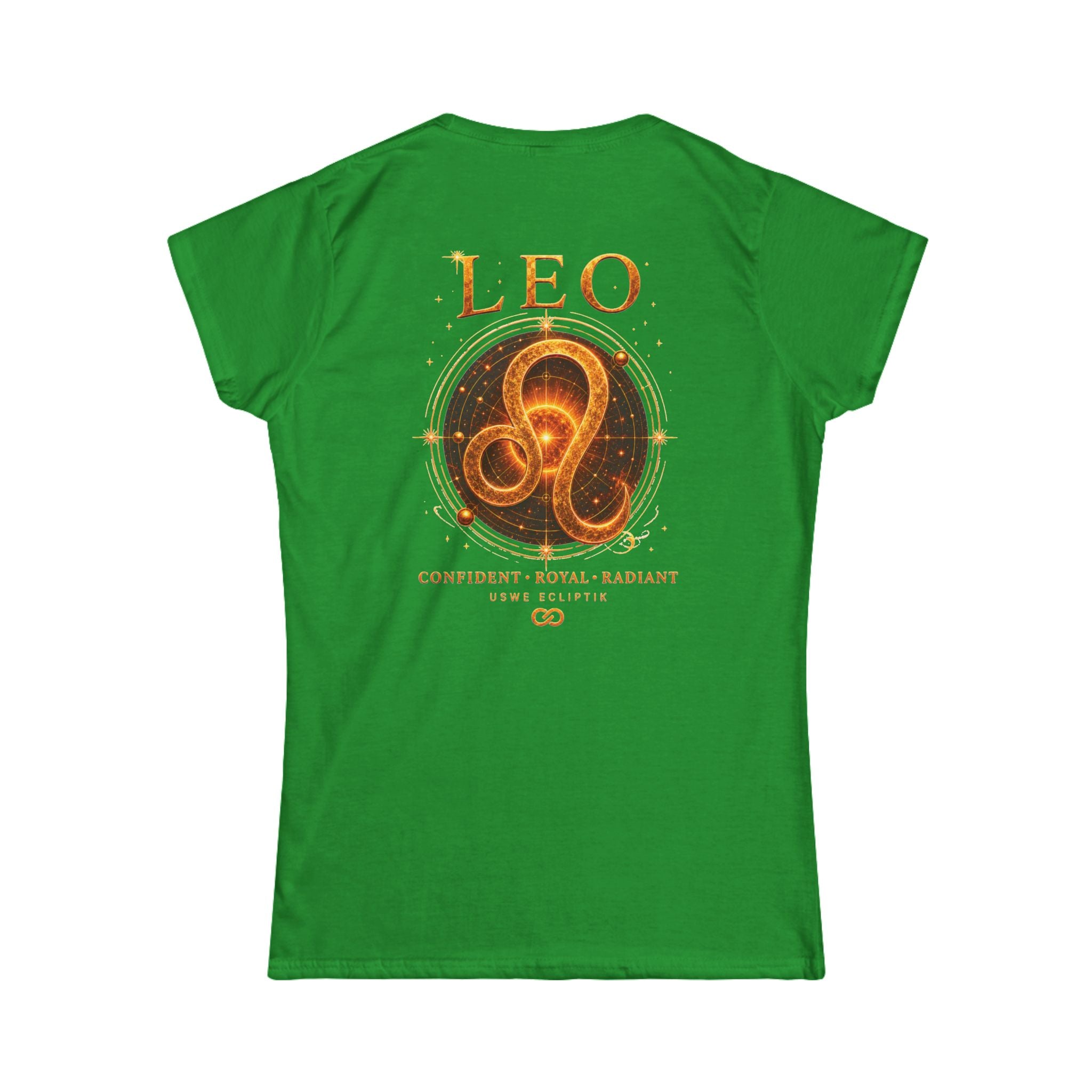 Queen Leo Born To Reign T‑Shirt USWE Ecliptik (Confident • Regal • Radiant)