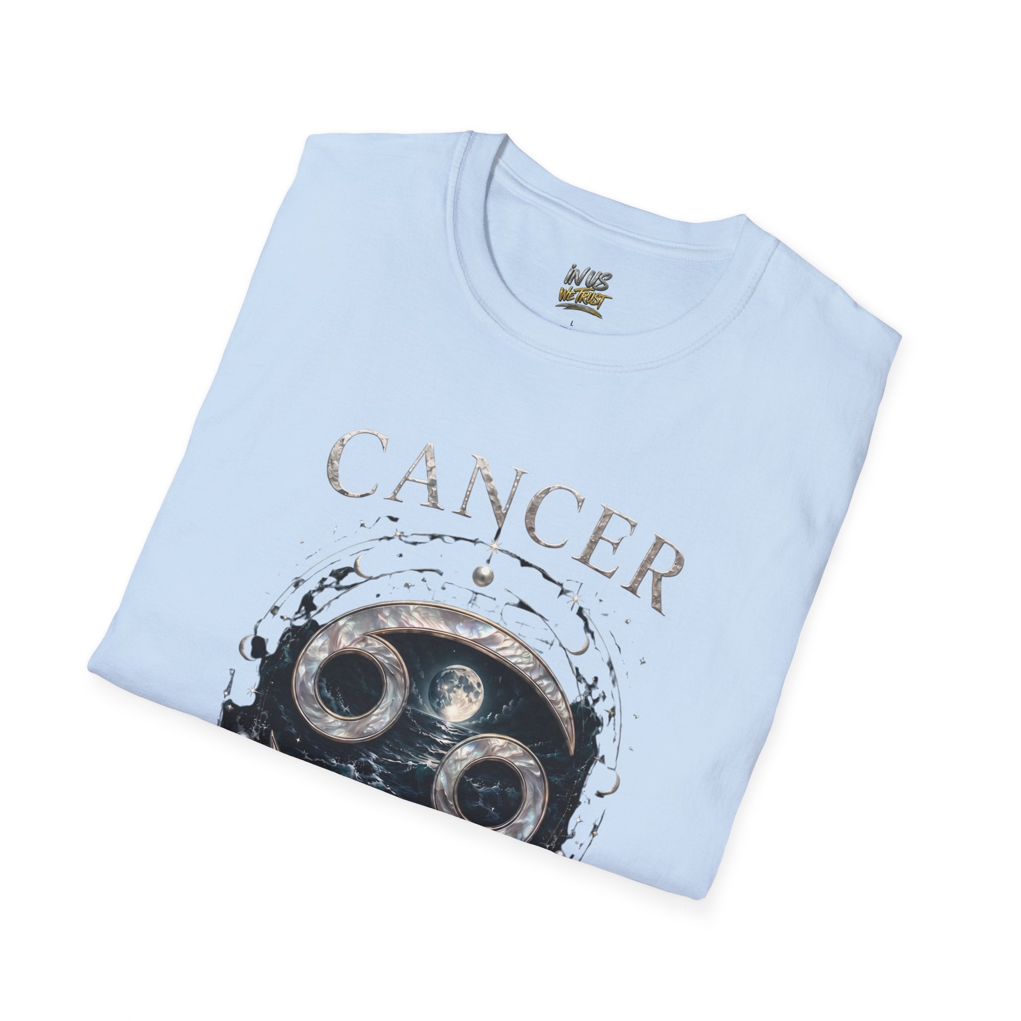 King Cancer The Protector USWE Ecliptok T-Shirt — Cancer Constellation Moon Crab Astrology Tee