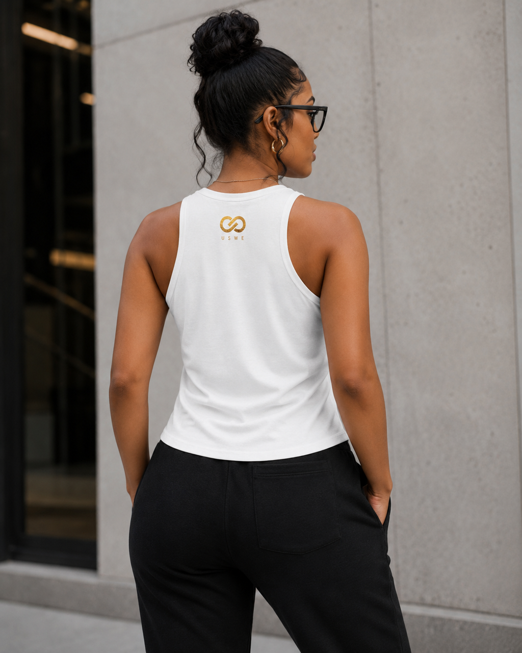 Trust The Motion -In Us We Trust Legacy Crop Top