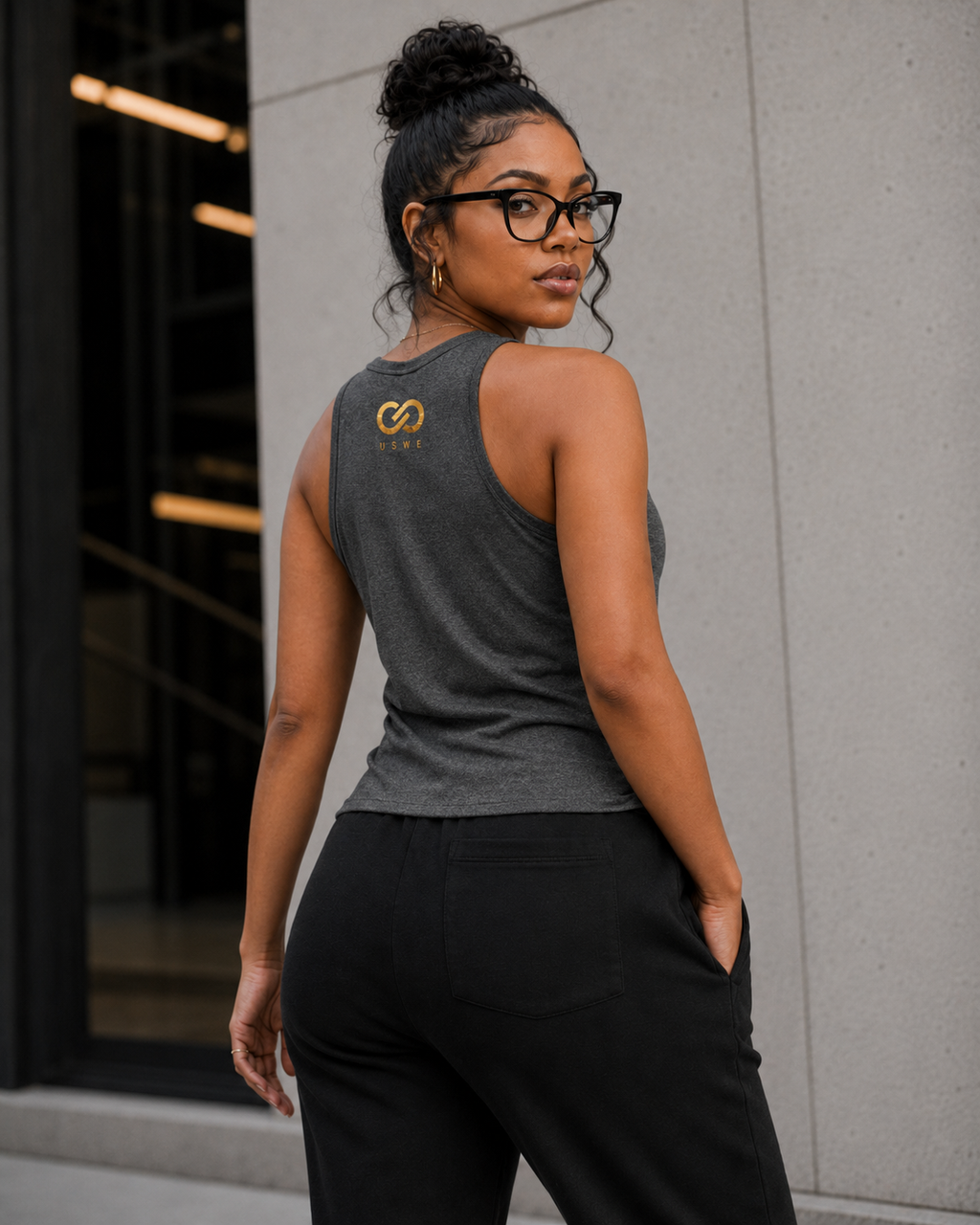 Trust The Motion -In Us We Trust Legacy Crop Top