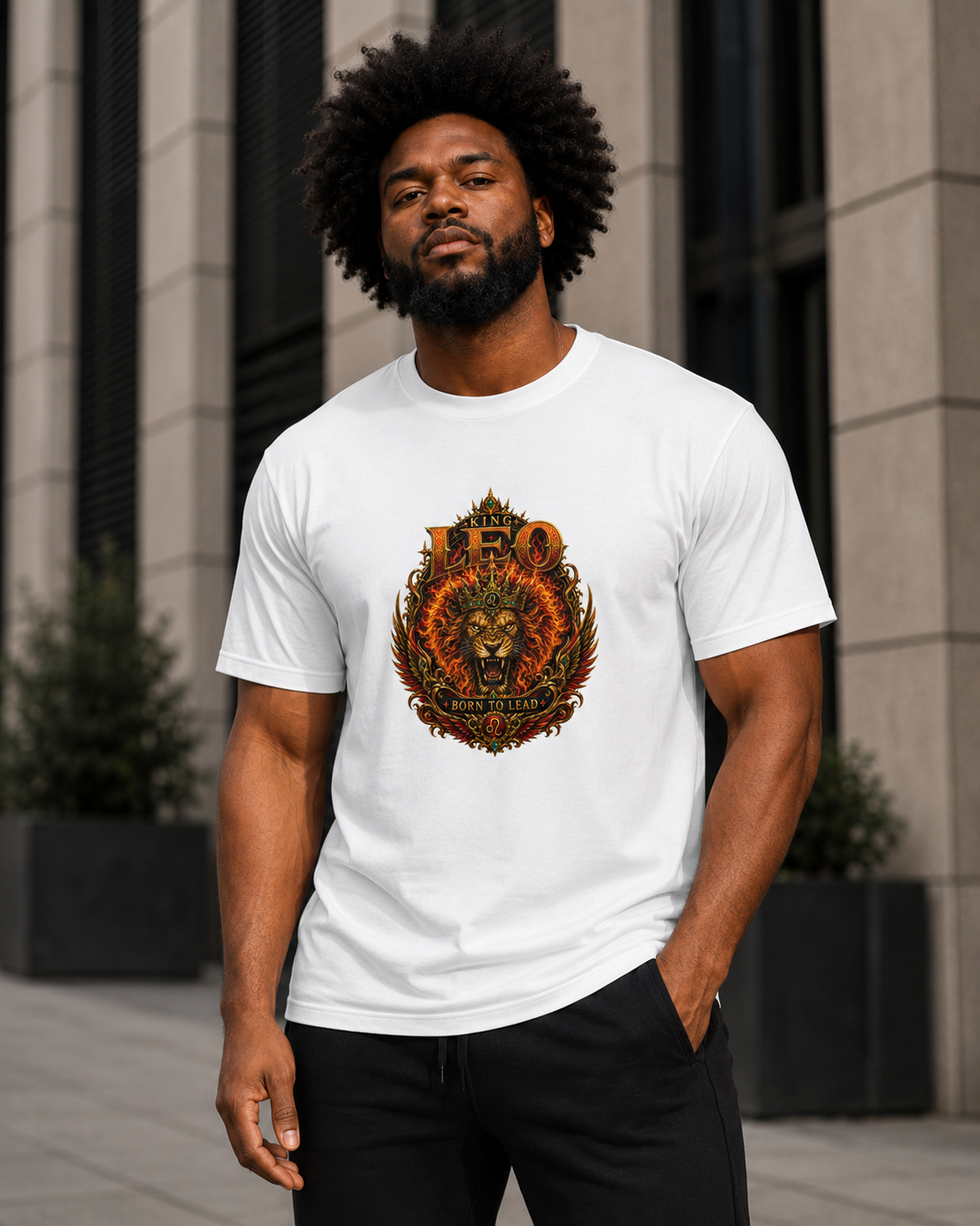 Leo King Born To Lead Zodiac Graphic Tee | USWE Ecliptik Collection