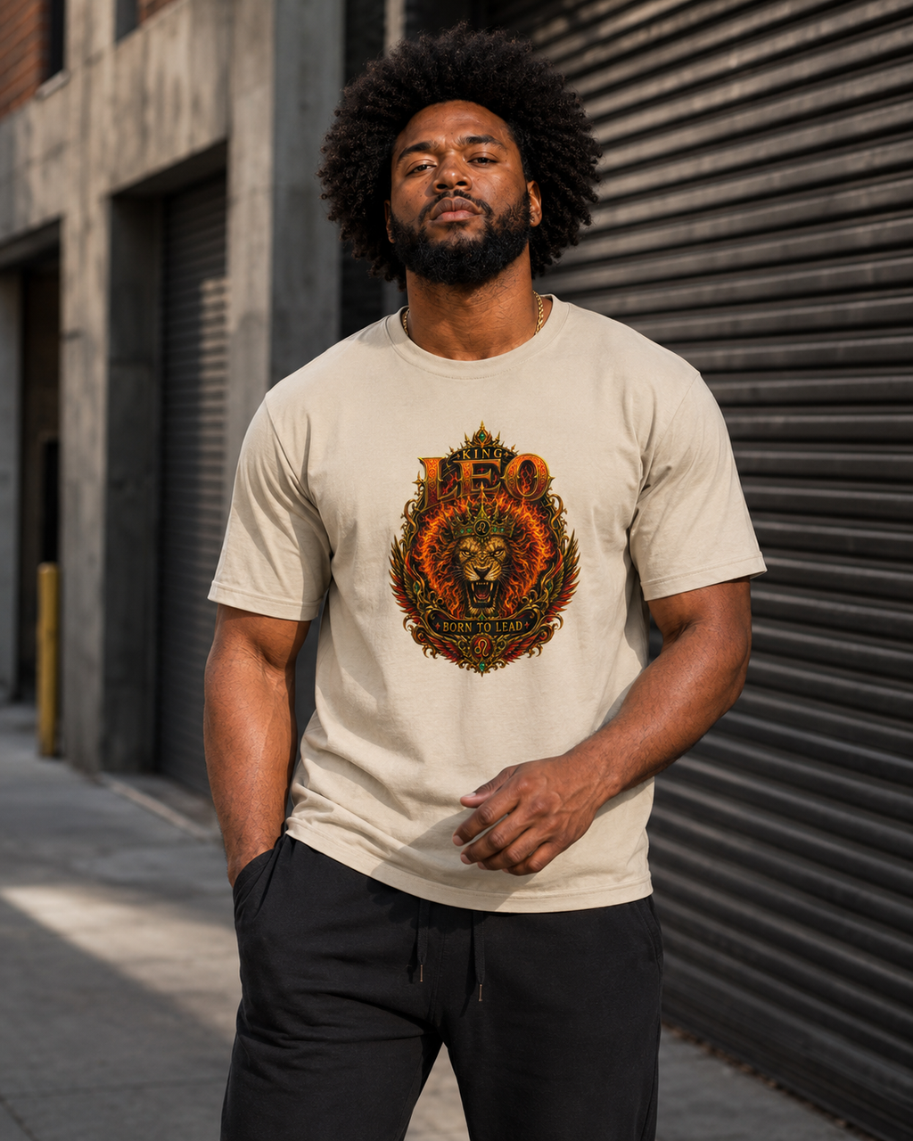 Leo King Born To Lead Zodiac Graphic Tee | USWE Ecliptik Collection