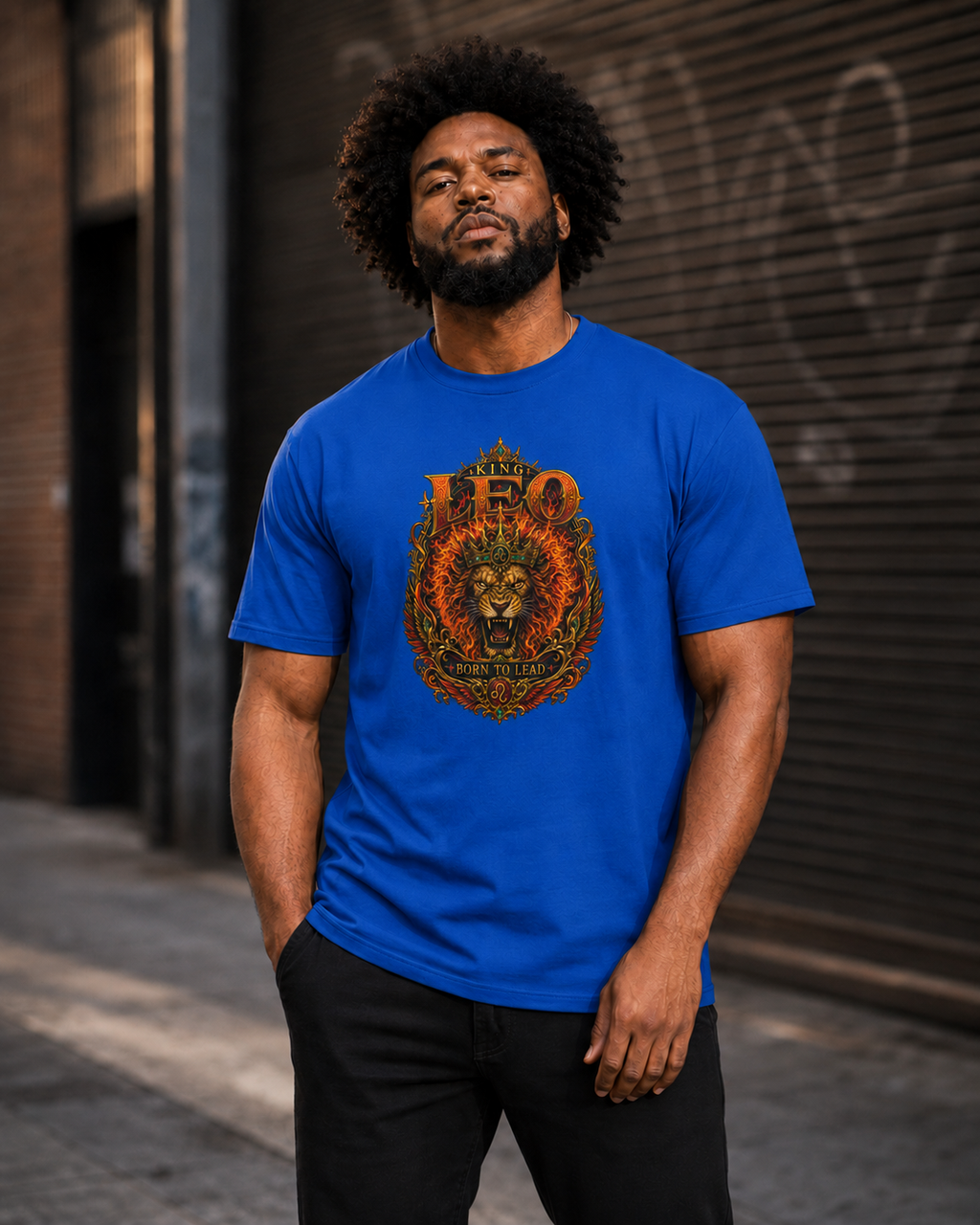 Leo King Born To Lead Zodiac Graphic Tee | USWE Ecliptik Collection