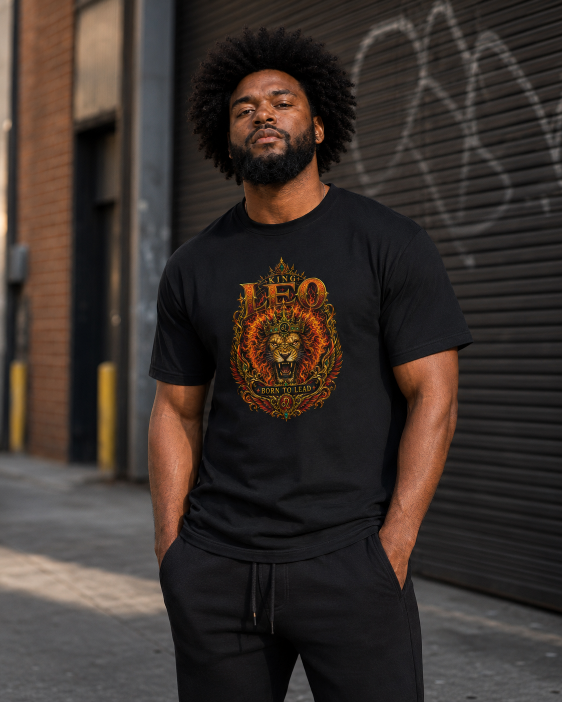Leo King Born To Lead Zodiac Graphic Tee | USWE Ecliptik Collection