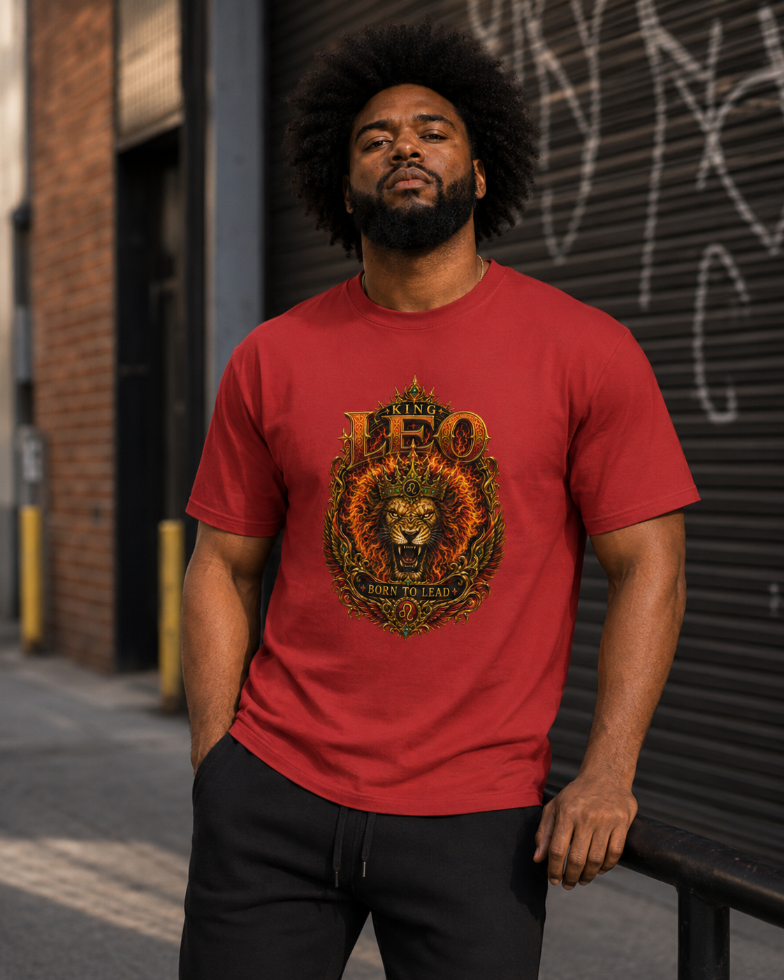Leo King Born To Lead Zodiac Graphic Tee | USWE Ecliptik Collection
