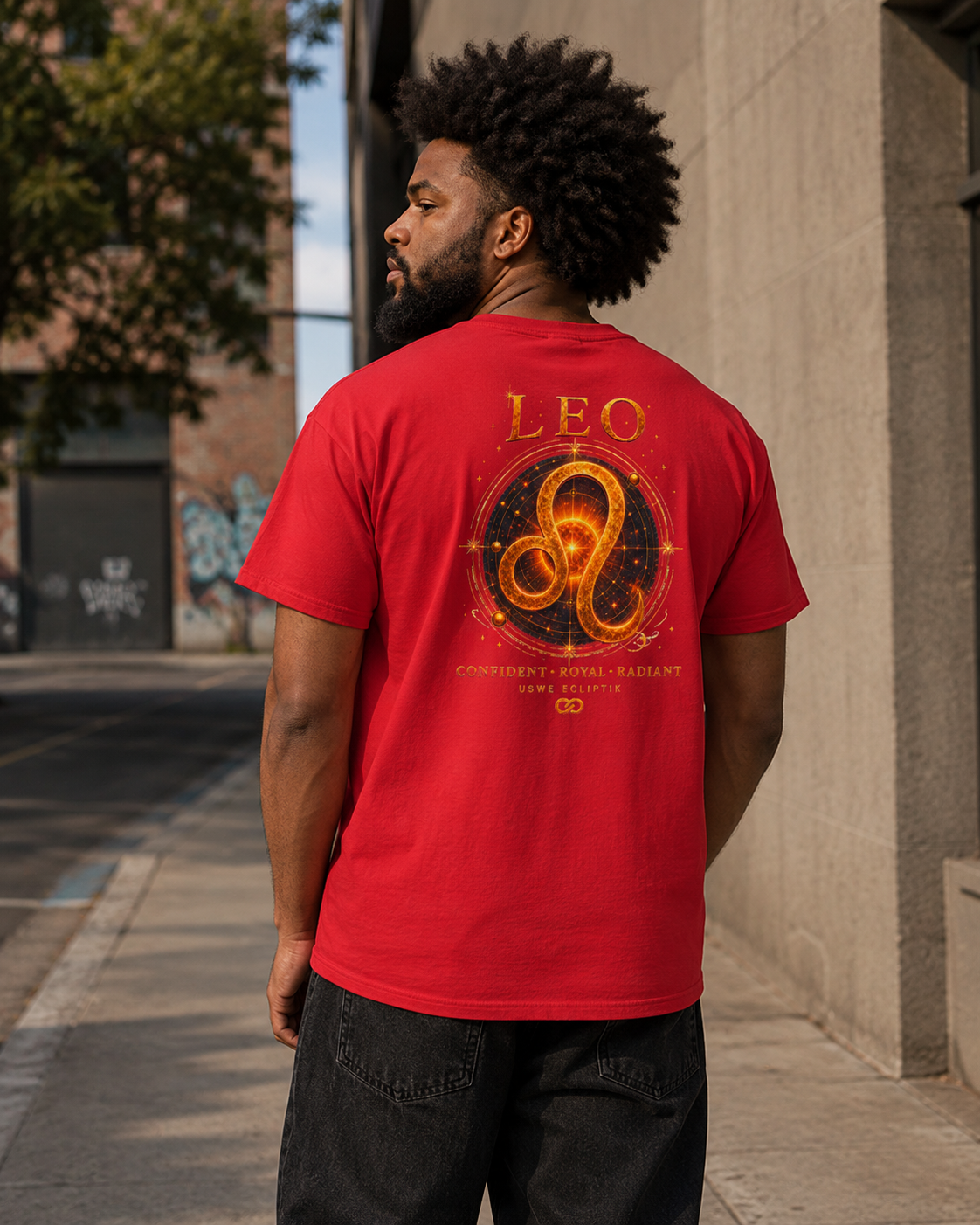 Leo King Born To Lead Zodiac Graphic Tee | USWE Ecliptik Collection