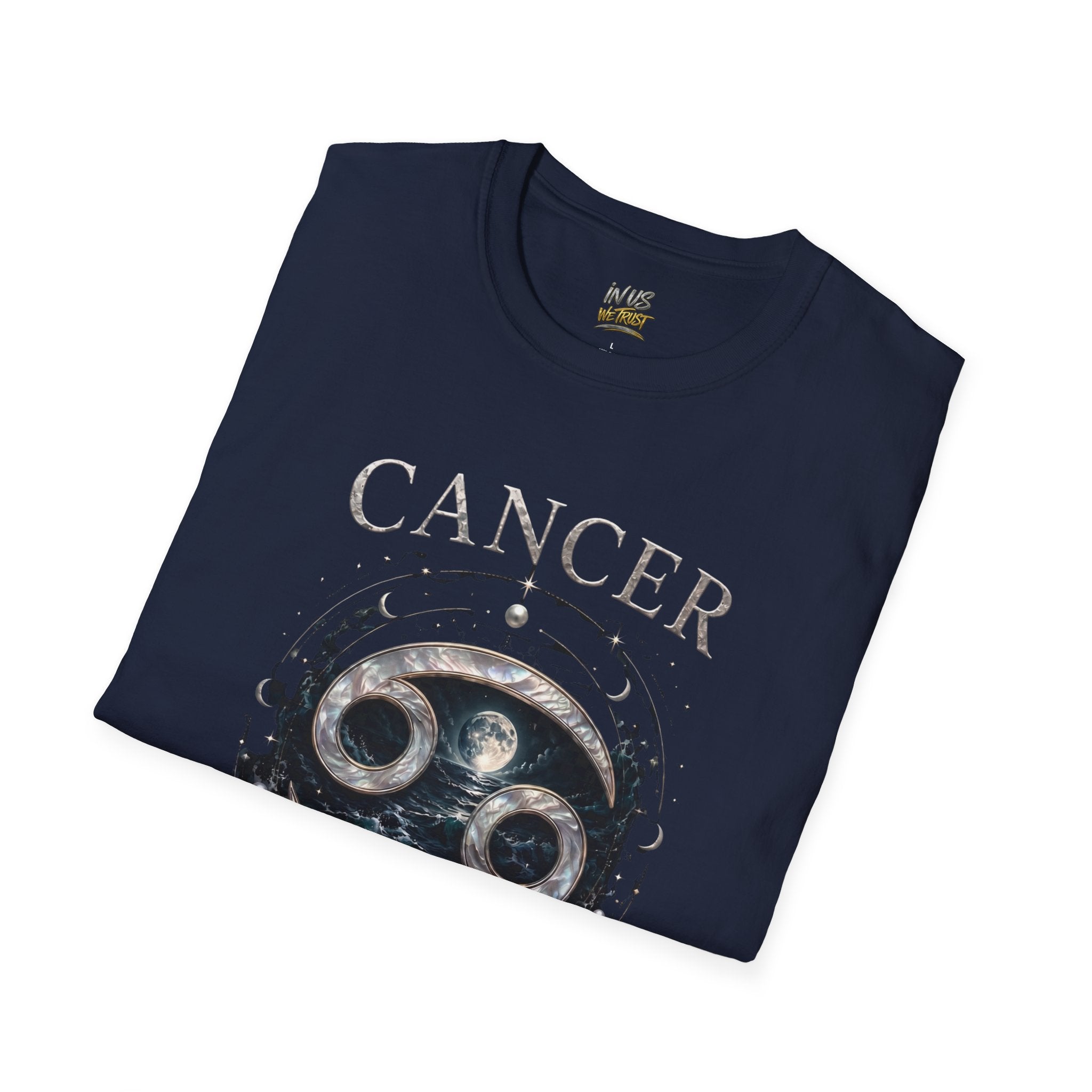 King Cancer The Protector USWE Ecliptok T-Shirt — Cancer Constellation Moon Crab Astrology Tee