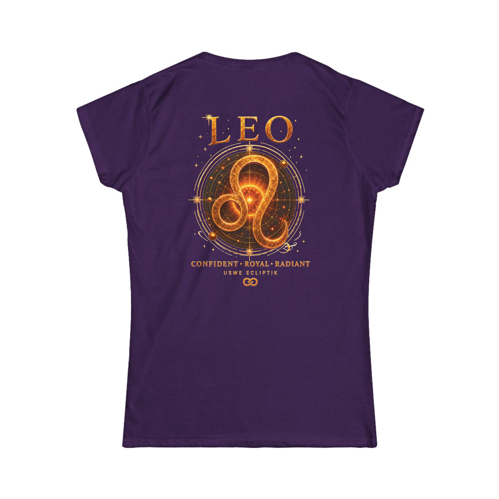 Queen Leo Born To Reign T‑Shirt USWE Ecliptik (Confident • Regal • Radiant)