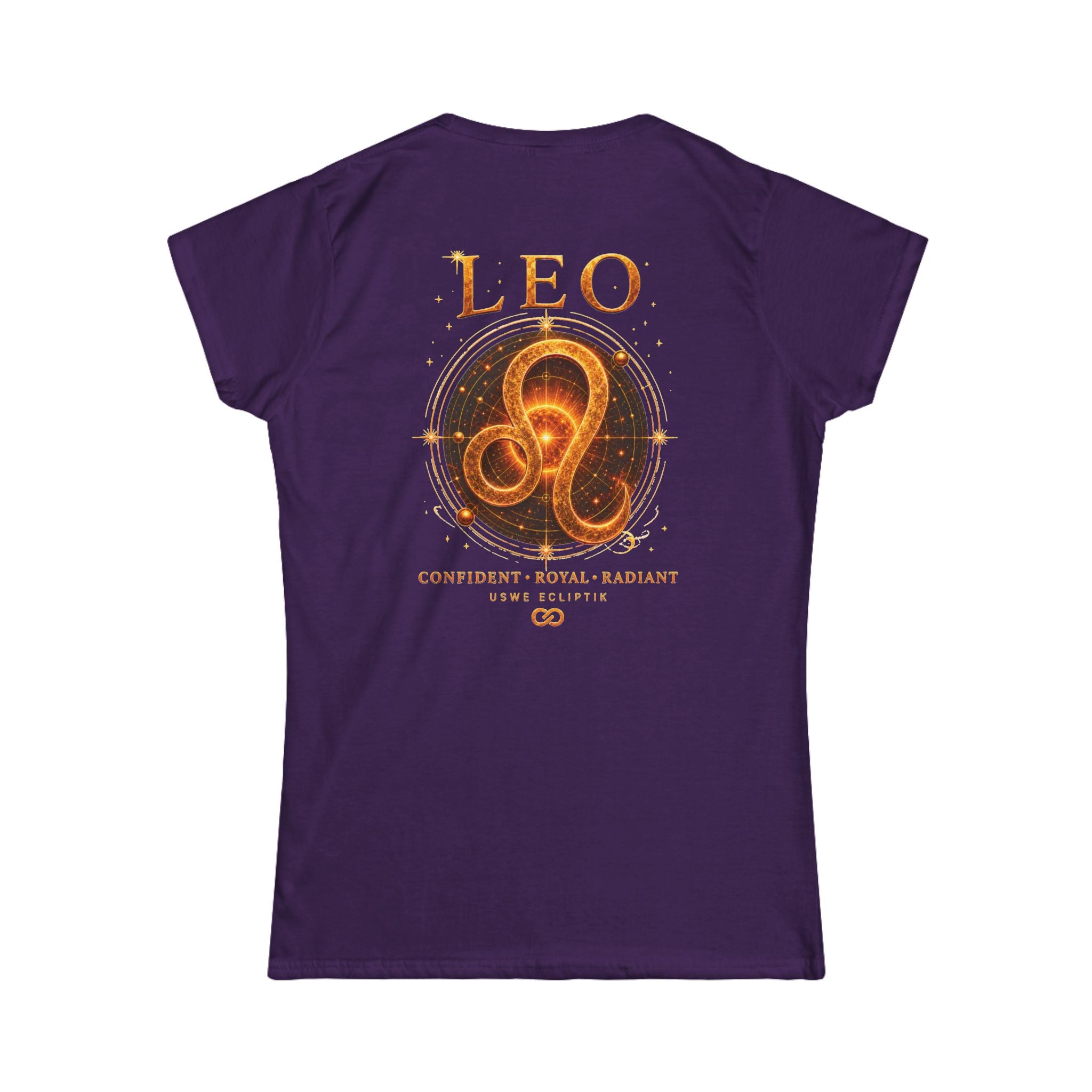 Queen Leo Born To Reign T‑Shirt USWE Ecliptik (Confident • Regal • Radiant)