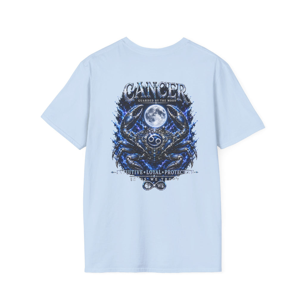 King Cancer The Protector USWE Ecliptok T-Shirt — Cancer Constellation Moon Crab Astrology Tee